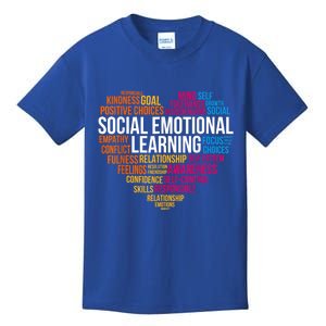 Matching Social Emotional Learning Team Counselor Sel Day Kids T-Shirt