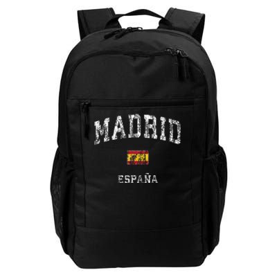 Madrid Spain Espana Vintage Athletic Sports Daily Commute Backpack