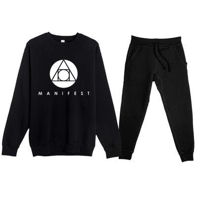 Manifestattion Symbol Essential Premium Crewneck Sweatsuit Set