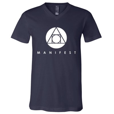 Manifestattion Symbol Essential V-Neck T-Shirt