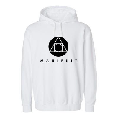 Manifestattion Symbol Essential Garment-Dyed Fleece Hoodie