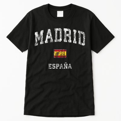 Madrid Spain Espana Vintage Athletic Sports Tall T-Shirt
