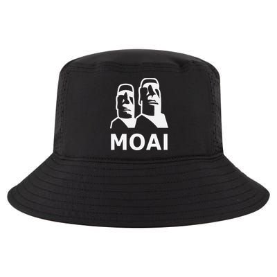 Moai Statues Easter Island Heads Polynesia Cool Comfort Performance Bucket Hat