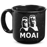 Moai Statues Easter Island Heads Polynesia 15oz Campfire Ceramic Mug