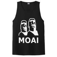 Moai Statues Easter Island Heads Polynesia PosiCharge Competitor Tank