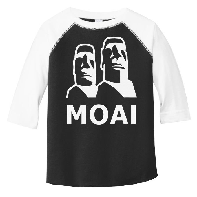 Moai Statues Easter Island Heads Polynesia Toddler Fine Jersey T-Shirt