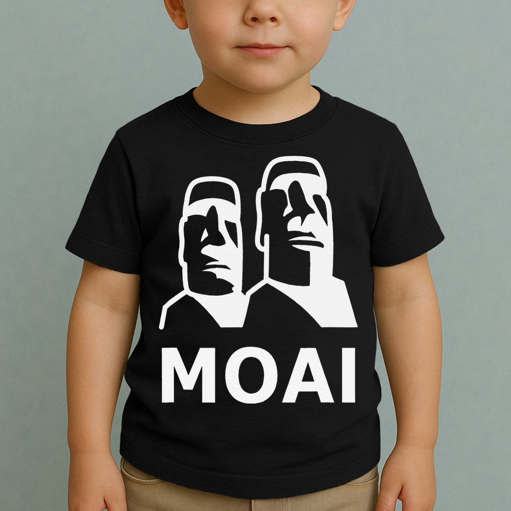 Moai Statues Easter Island Heads Polynesia Toddler T-Shirt