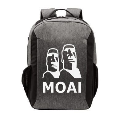 Moai Statues Easter Island Heads Polynesia Vector Backpack