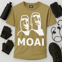 Moai Statues Easter Island Heads Polynesia Performance Shirt