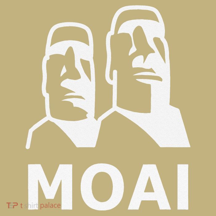 Moai Statues Easter Island Heads Polynesia Button