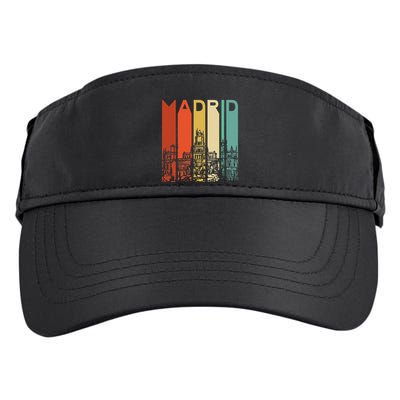Madrid Spain Espana Barcelona Catalonia Spanish Retro Basque Adult Drive Performance Visor