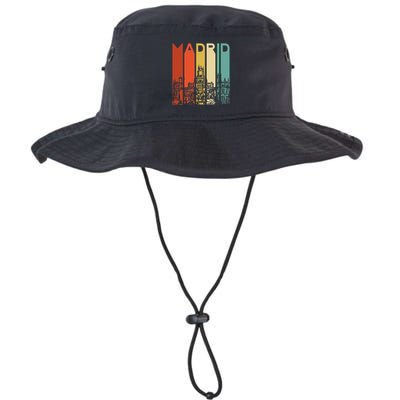 Madrid Spain Espana Barcelona Catalonia Spanish Retro Basque Bucket Hat