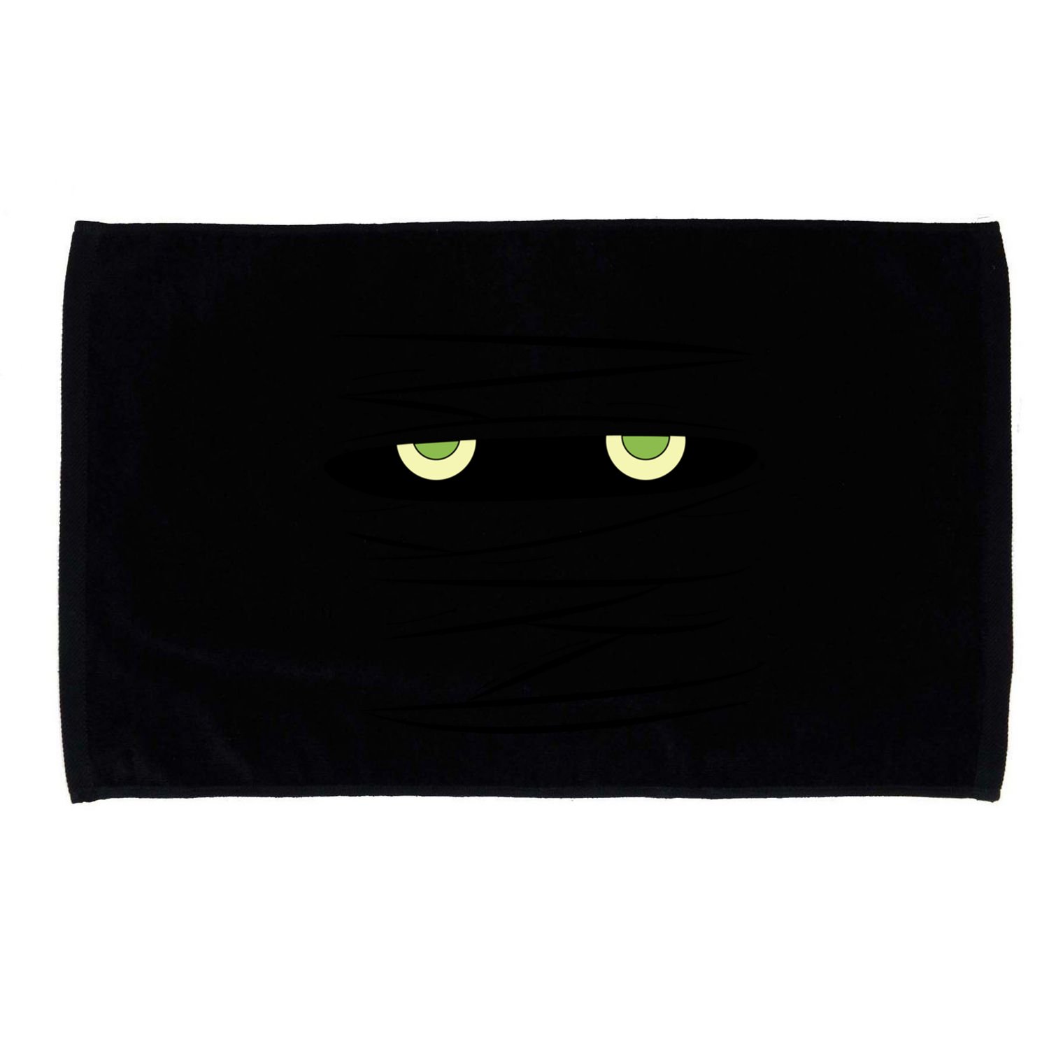 Mummy Scary Eyes Mummyfication Wrap Halloween Creature Gift Microfiber Hand Towel
