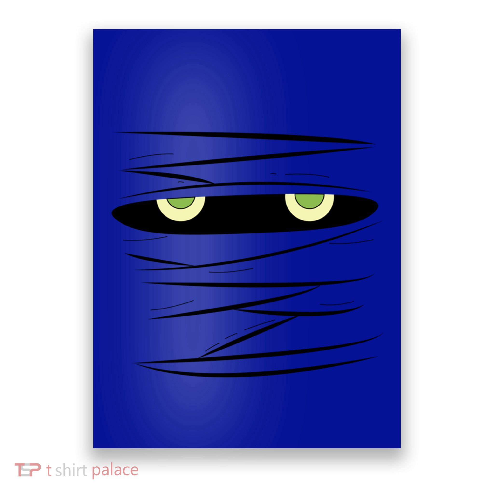Mummy Scary Eyes Mummyfication Wrap Halloween Creature Gift Poster