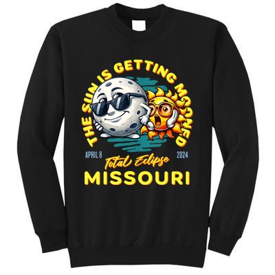 Missouri Solar Eclipse Apr 8 2024 Sun Is Getting Mooned Sweatshirt