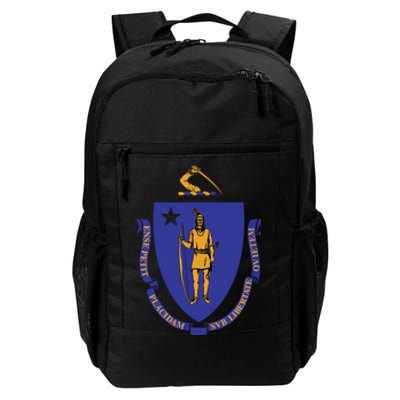 Massachusetts State Flag Us State Flag Daily Commute Backpack