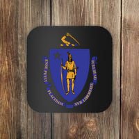 Massachusetts State Flag Us State Flag Coaster