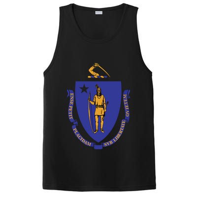 Massachusetts State Flag Us State Flag PosiCharge Competitor Tank