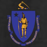 Massachusetts State Flag Us State Flag Golf Towel