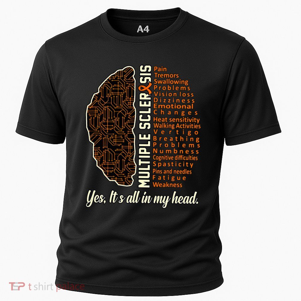 Multiple Sclerosis Facts Ms Awareness Support Graphic Performance Shirt