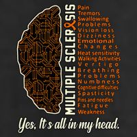 Multiple Sclerosis Facts Ms Awareness Support Graphic 25L Jumbo Tote