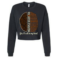 Multiple Sclerosis Facts Ms Awareness Support Graphic Cropped Pullover Crew