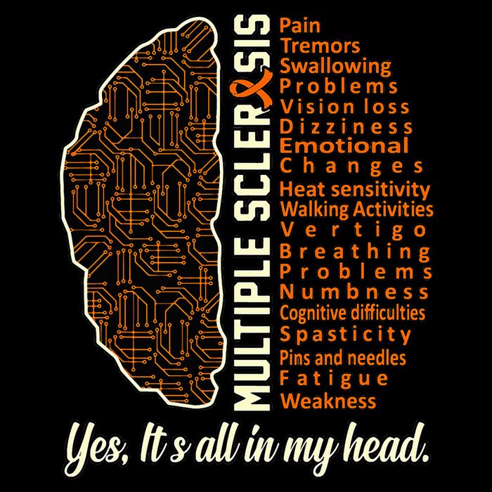 Multiple Sclerosis Facts Ms Awareness Support Graphic Cropped Pullover Crew