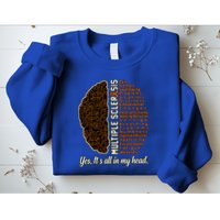 Multiple Sclerosis Facts Ms Awareness Support Graphic Sweatshirt