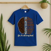 Multiple Sclerosis Facts Ms Awareness Support Graphic T-Shirt