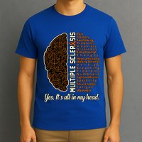 Multiple Sclerosis Facts Ms Awareness Support Graphic T-Shirt