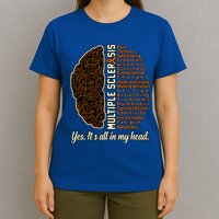 Multiple Sclerosis Facts Ms Awareness Support Graphic T-Shirt