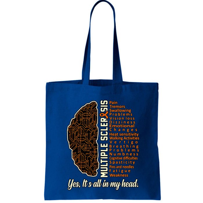 Multiple Sclerosis Facts Ms Awareness Support Graphic Bag
