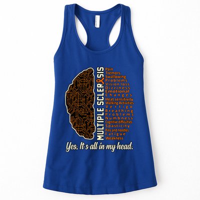 Multiple Sclerosis Facts Ms Awareness Support Graphic Womens Tank Top