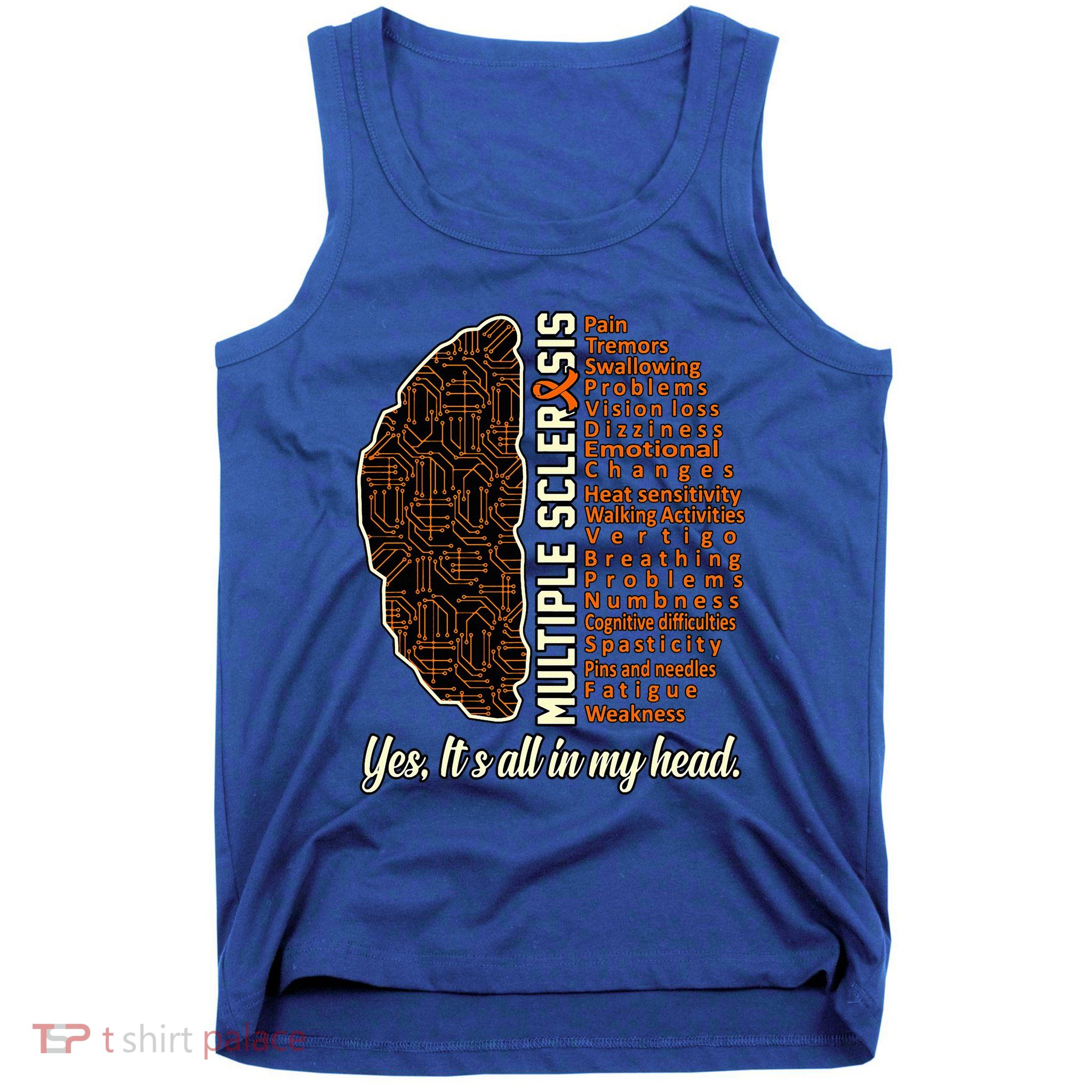 Multiple Sclerosis Facts Ms Awareness Support Graphic Tank Top