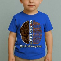 Multiple Sclerosis Facts Ms Awareness Support Graphic Toddler T-Shirt