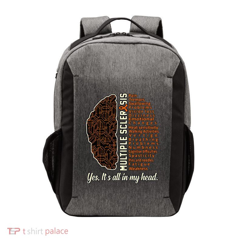 Multiple Sclerosis Facts Ms Awareness Support Graphic Vector Backpack