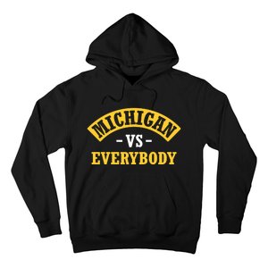 Michigan Sports Fan Pride Bold Statement Apparel Design Hoodie