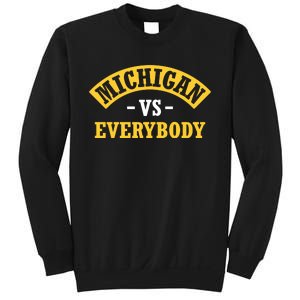 Michigan Sports Fan Pride Bold Statement Apparel Design Sweatshirt