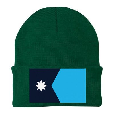 Minnesota State Flag Knit Cap Winter Beanie