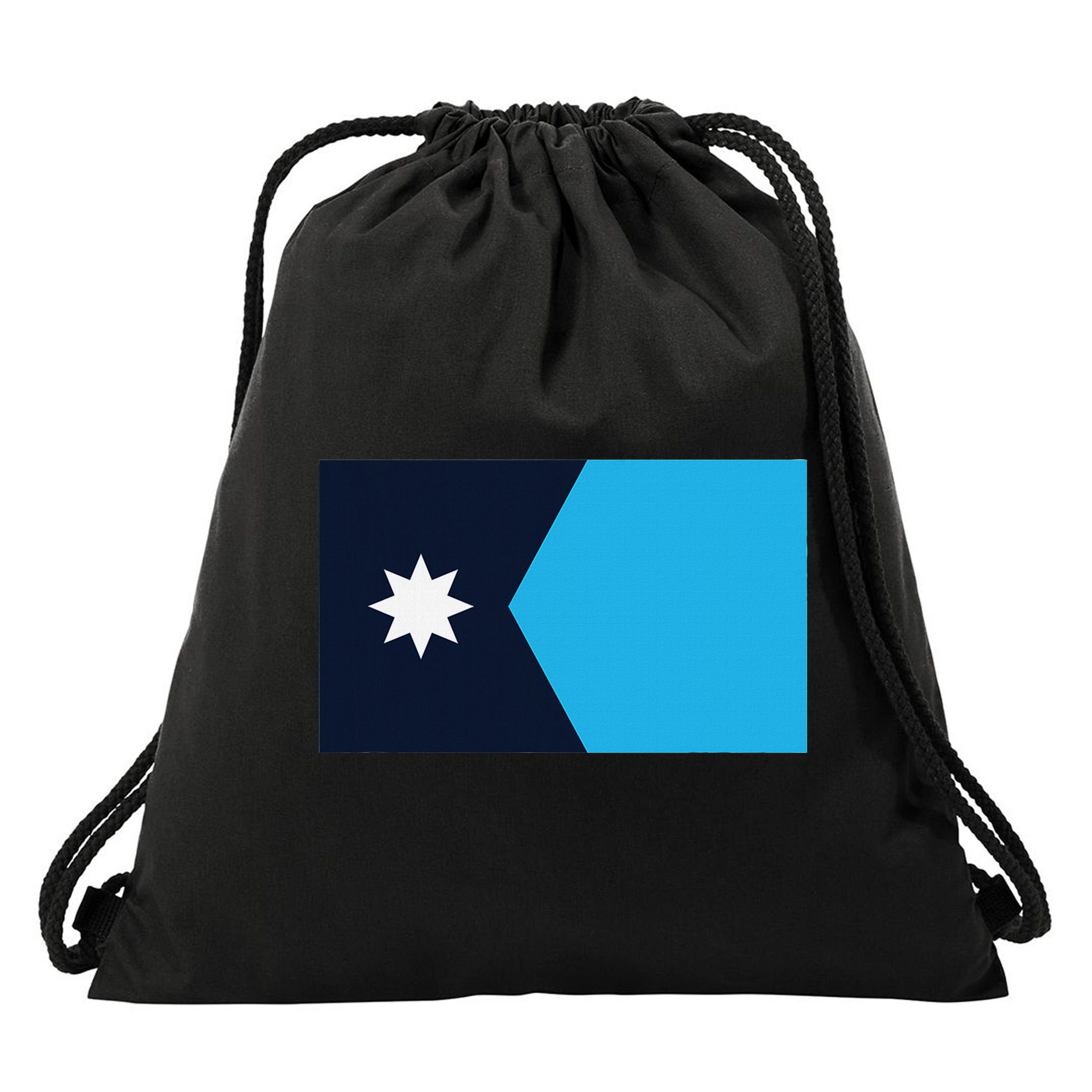Minnesota State Flag Drawstring Bag