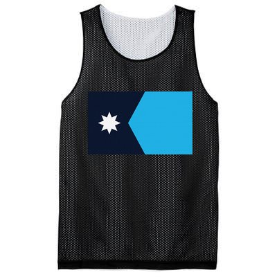 Minnesota State Flag Mesh Reversible Basketball Jersey Tank