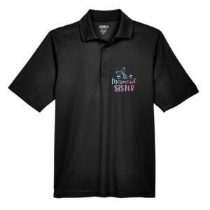 Mermaid Sister Funny Women Family Matching Birthday Men's Origin Performance Pique Polo