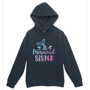 Mermaid Sister Funny Women Family Matching Birthday Urban Pullover Hoodie