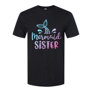 Mermaid Sister Funny Women Family Matching Birthday Softstyle CVC T-Shirt