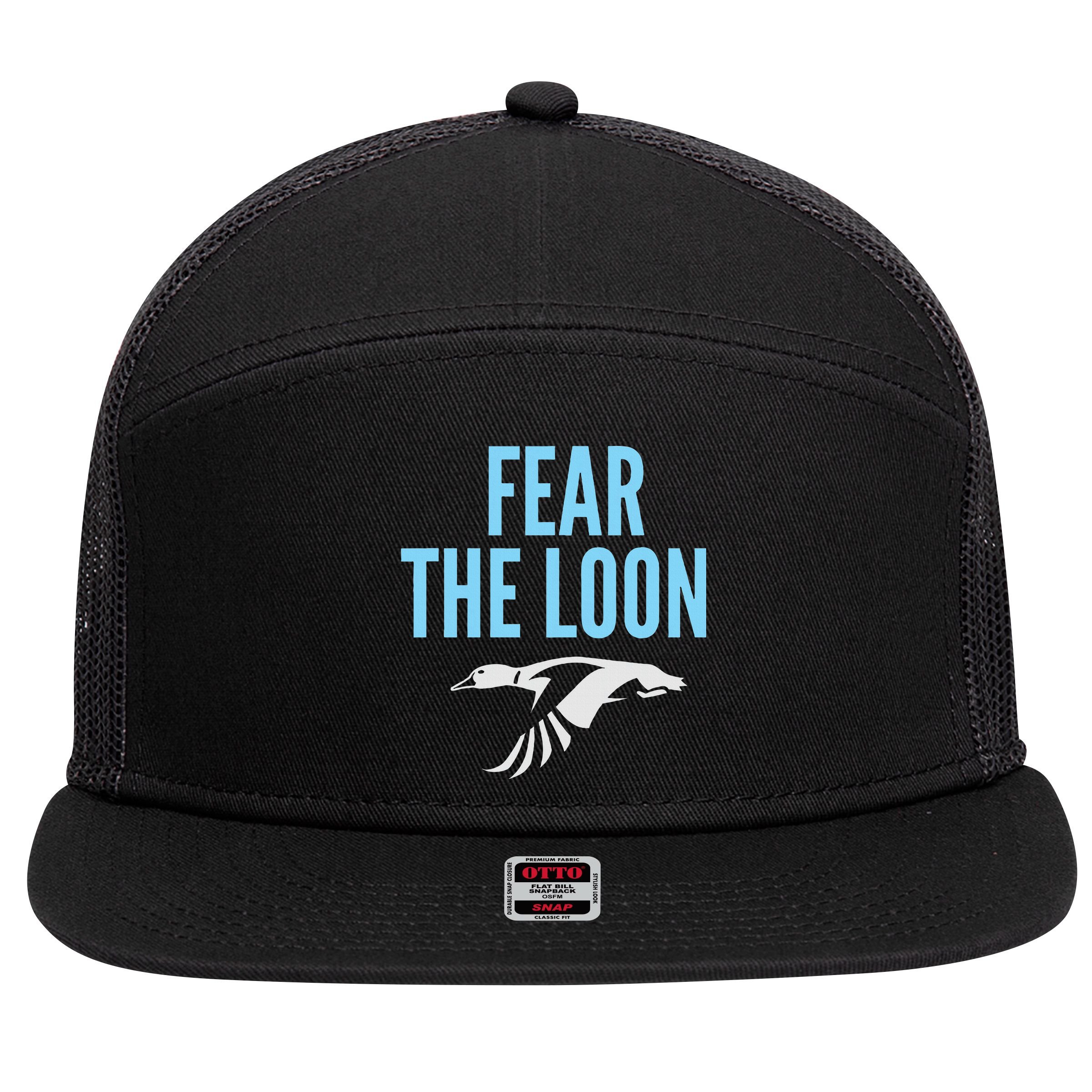 Minnesota Soccer Fear The Loon Fc  United 7 Panel Mesh Trucker Snapback Hat
