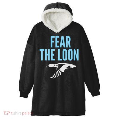 Minnesota Soccer Fear The Loon Fc  United Hooded Wearable Blanket