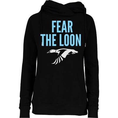 Minnesota Soccer Fear The Loon Fc  United Womens Funnel Neck Pullover Hood