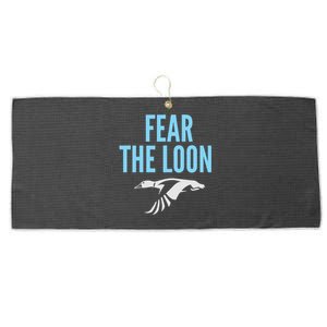 Minnesota Soccer Fear The Loon Fc  United Large Microfiber Waffle Golf Towel