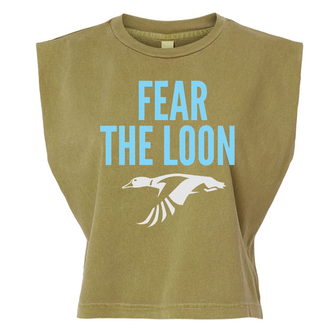 Minnesota Soccer Fear The Loon Fc  United Garment-Dyed Women's Muscle Tee