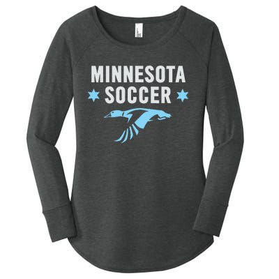 Minnesota Soccer Fan Gear Fc United Women's Perfect Tri Tunic Long Sleeve Shirt